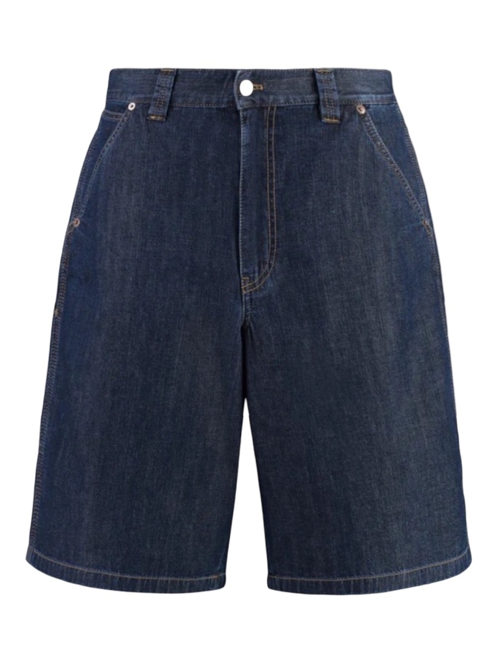 PRADA CHAMBRAY BERMUDA SHORTS